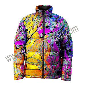 แจ็กเก็ตขนเป็ดกันหนาวสำหรับผู้ชายเสื้อแจ็คเก็ตขนเป็ดให้ความอบอุ่นกันลมพิมพ์ลายได้ตามต้องการ - Product Image 1