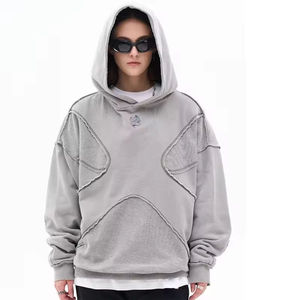 เสื้อฮู้ดดี้ผู้ชายคุณภาพพรีเมียมรุ่นใหม่ล่าสุด ผ้าฝ้าย 100% มีกระเป๋า ดีไซน์เรียบง่าย ระบายอากาศได้ดี พร้อมฮู้ดสำหรับผู้ใหญ่ - Product Image 1