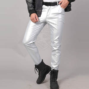 Private Label Outdoor Use <b>Leather</b> <b>Pants</b> Solid Color <b>Leather</b> <b>Pants</b> Comfortable <b>Men</b> <b>Leather</b> <b>Pants</b> - Product Image 5