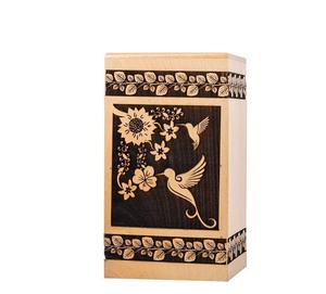 Urna de palisandro hecha a mano para cenizas humanas Árbol DE LA VIDA Caja de madera Cremación personalizada Hecha a mano Grande - Product Image 5