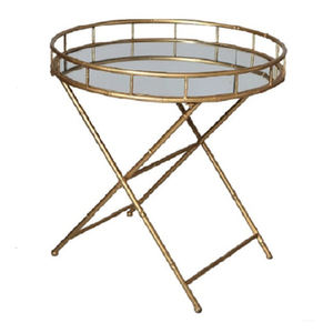 Elegante bandeja de tocador y joyería con forma hexagonal en aluminio con acabado natural perfecto para uso de vajilla y bodas - Product Image 5