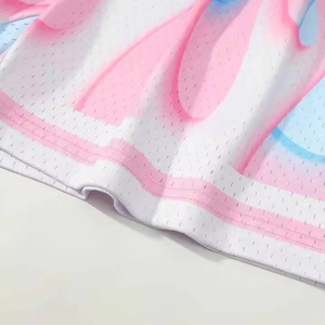Pantalones cortos de baloncesto para hombre personalizados verano deporte básico secado rápido 100% poliéster diseñador patrón sólido pantalones cortos de malla de camuflaje - Product Image 6