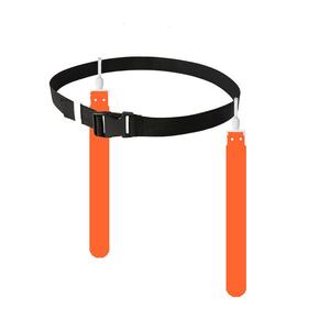 Drapeau réglable en PVC avec ceinture pour les jeunes enfants et les adultes, taille personnalisée en couleur pleine, ensemble de ceintures de drapeau de sport de rugby, de football et de soccer - Product Image 4