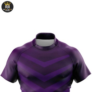 2025 cómoda camiseta de rugby de calidad profesional para unisex Pakistán hizo la más nueva camiseta de rugby - Product Image 6