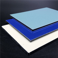 Panneaux composites en aluminium revêtus de PVDF 4x8 3mm 4mm 6mm Revêtement mural extérieur ACP ACM
