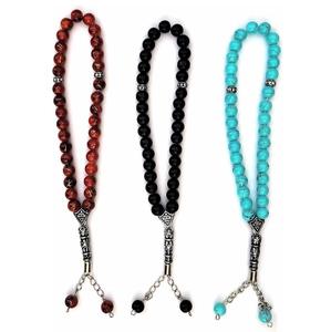 Venta al por mayor de cuentas de oración musulmanas Tasbeeh multicolor Tasbih elegante rezando Tasbeeh embalaje personalizado - Product Image 3