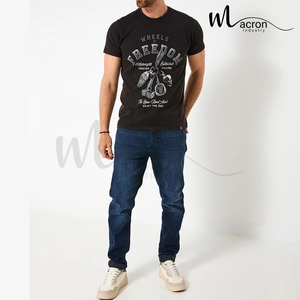 เสื้อยืดผู้ชายสีดำ ดีไซน์โดดเด่น น้ำหนักเบา สวมใส่สบาย ซักเครื่องได้ ราคาดีที่สุดจากผู้ผลิตชั้นนำ - Product Image 4