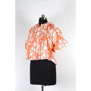 ชุดเดรสสั้นสำหรับผู้หญิงชุดเดรสผ้าฝ้ายพิมพ์ลายดอกไม้ชุดปาร์ตี้ลำลองฤดูร้อน - Product Image 6