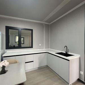 Modern 20ft Mobile Container Home Flat Pack Container <b>Apartment</b> Building for Office Outdoor Hotel Use Designed for Bathroom USA - Product Image 4