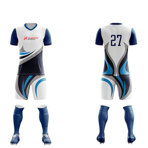 Maillot de football pour hommes personnalisé en usine, uniforme de football à séchage rapide, vêtements de football pour le sport, uniforme de football à manches courtes - Product Image 1
