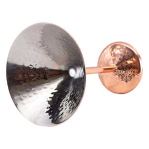 Verre à cocktail vintage plaqué cuivre avec paille, capacité 250 ml, logo personnalisable, verre à vin transparent - Product Image 4