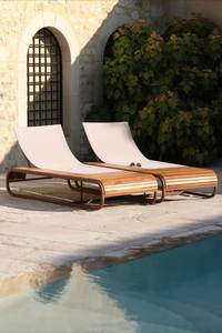Tumbona de Madera Moderna de Alta Gama para Exteriores, con Impresión de Marca Personalizada, Plegable, para Patio, Terraza o Jardín - Product Image 6
