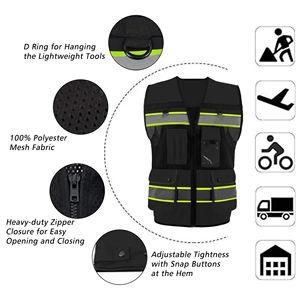 2025 nuevo chaleco transpirable cómodo rentable de alta visibilidad chaleco de seguridad de diseño multifuncional ligero y duradero - Product Image 4