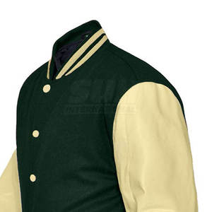 Chaqueta Letterman Personalizada de Alta Calidad, Ecológica, Transpirable, 100% Algodón, Mangas Largas, Último Diseño, Superventas - Product Image 6