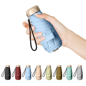 <span class=keywords><strong>Meilleures</strong></span> ventes de mini parapluie à capsule de protection UV pliable de haute qualité avec impression du logo - Product Image 6