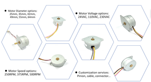 24VAC แม่เหล็กถาวรมอเตอร์ซิงโคร - Product Image 3