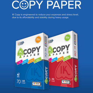 Papier de copieur IK en gros en vrac haute luminosité format A4 70gsm 75gsm 80gsm papier de copie de qualité supérieure utilisation scolaire de bureau - Product Image 3