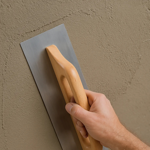 Hình chữ nhật mịn thép thạch cao trowel 48x13cm với 10x10mm tay cầm bằng gỗ - Product Image 4
