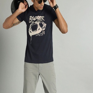 เสื้อยืดคอกลมผ้าฝ้ายออร์แกนิคสะพายไหล่ทรงโอเวอร์ไซส์สำหรับผู้ชายเสื้อยืดคอกลมผ้าฝ้ายออร์แกนิก - Product Image 6