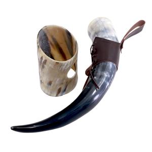 Viking Drinking Horn <b>Stand</b> Natural Color American Style Party Use Light Weight Super Quality Accept Custom Logo - Product Image 3