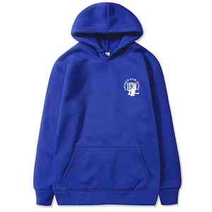 Sudadera de lana de algodón con logotipo personalizado para mujer, jersey de cuello redondo de gran tamaño 2021, ropa bordada personalizada - Product Image 4