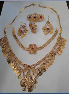 2024 estilo Vintage de inspiración italiana collar de cobre chapado en oro de 24 quilates EE. UU. Francia conjunto de joyería de moda para Alemania Turquía - Product Image 6