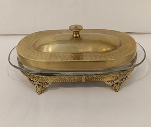 Conception étonnante Boîte de stockage de caramel en laiton et en verre et autres aliments avec le meilleur matériau et finition personnalisée - Product Image 5