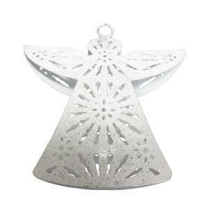 Christmas Decoration Silver <b>Foil</b> Colour Iron Hanging Angel Ornament Modern Design Customized Wholesale Bulk - Product Image 4