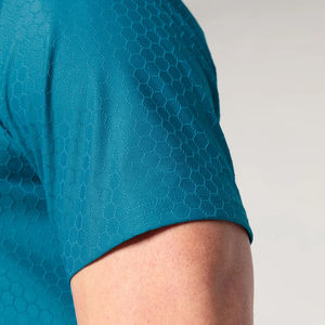 เสื้อโปโลผู้ชายแบบลำลองเสื้อโปโลระบายอากาศสีพื้นดีไซน์ใหม่โลโก้ตามสั่ง - Product Image 4