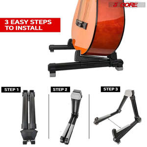 5 Core <b>Guitar</b> Stand Adjustable A Frame Shape w Rubber Pad Arms Supports Acoustic Electric Bass - Product Image 6