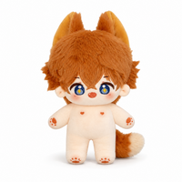 Peluche mignonne en forme d'oreilles de renard, 10 cm, personnalisable, jouet en peluche pour cadeaux, vente au détail et collections