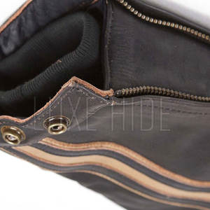 แจ็กเก็ตหนังมอเตอร์ไซด์สำหรับฝึกซ้อมเสื้อแจ็กเก็ตมอเตอร์ไซด์หนัง100% แท้บริการ OEM - Product Image 6