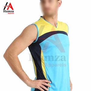 Conjunto de voleibol de camiseta sin mangas de secado rápido personalizado unisex equipo de ropa deportiva transpirable OEM/ODM disponible 100% poliéster 180g - Product Image 5