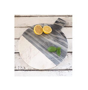 Tabla de cortar de mármol de cocina multifuncional, bandeja de servicio de piedra Natural, pieza de diseño grabado, gran oferta - Product Image 3