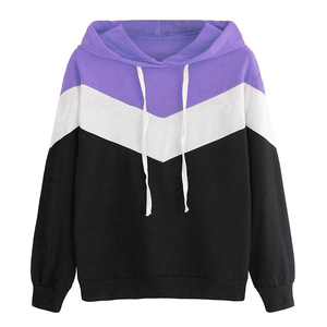 Sudadera con Capucha para Mujer, de Alta Calidad, con Logotipo Frontal, Ecológica, de Secado Rápido, para Invierno, en Algodón/Poliéster, con Contraste de Color - Product Image 6