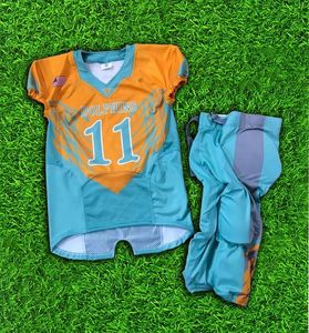Maillots et pantalons d'entraînement personnalisés pour jeunes Football américain Ensemble complet personnalisé Uniformes de l'équipe de football américain pour hommes - Product Image 1