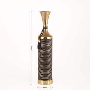 Vase à fleurs moderne en métal pour décoration intérieure ou ornements de jardin, pot de fleurs de haute qualité - Product Image 1