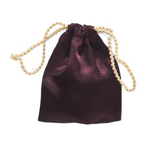 Bolsas con cordón de satén étnico Premium, cierre de cremallera, tamaño personalizable, patrón de letras, joyería, cosméticos, bolsas de regalo de boda - Product Image 1