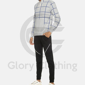 Survêtements pour hommes de haute qualité, confortables et respirants, personnalisables, motif uni pour l'hiver, survêtement 100% coton - Product Image 2