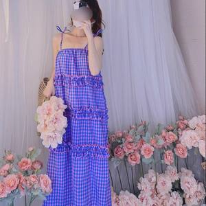 Freesize vestido largo mujer señora elegante Casual cómodo lavable cada uno en bolsa de polietileno de Vietnam fabricante cuerpo vestido - Product Image 3