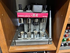 Engarzadora Motorizada de Ruedecilla para Cartuchos de Escopeta Calibre 12 de 4 Estaciones, Engarzadores Metálicos de Acero para Caza, Multifuncional, Duradera, Accesorio de Alta Calidad 6x - Product Image 3