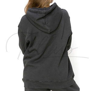 Nouveau design, sweat à capuche en polaire pour homme, avec poche, logo personnalisé, vente chaude, respirant, épaules tombantes, coupe régulière - Product Image 4