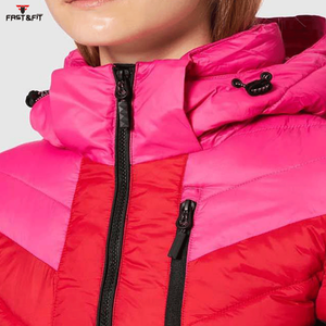 Vestes matelassées pour femmes de haute qualité, design personnalisé, vente chaude, nouveau style, longues, en coton, imperméables, respirantes, légères, en vente - Product Image 4