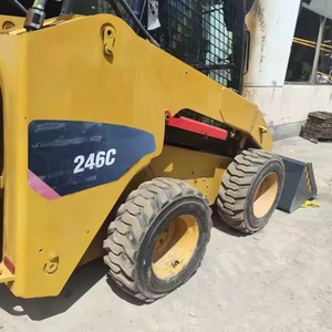 Chargeuse sur pneus originale 246D 216B3 avec moteur central et composants de pompe, utilisée pour Cat 246C Skid Steer Loader à vendre - Product Image 3