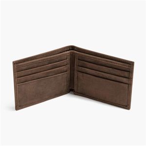 Slim y Classic MagFlap Cartera De Cuero Para Hombre marrón oscuro - Product Image 2