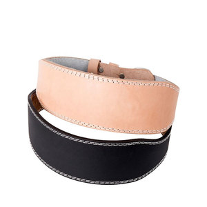 Ceinture de gymnastique en cuir personnalisée de haute qualité Fitness boucle d'entraînement de levage de puissance ceinture d'haltérophilie personnalisée OEM - Product Image 5