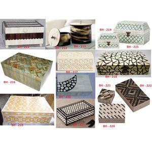 <b>Indian</b> Style Solid Jewelry Storage Box Engraved Gift Box for Necklace for Wedding Anniversary Other Occasions Halloween Style - Product Image 5