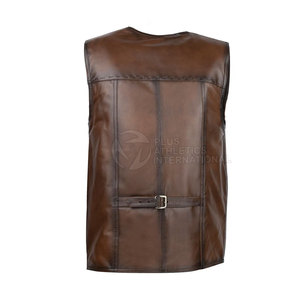 2025 Leather Custom Waistcoat Whole Sale Rate <b>Women</b> Leather <b>Vest</b> <b>Top</b> Quality Whole Sale Rate Made In Pakistan - Product Image 3