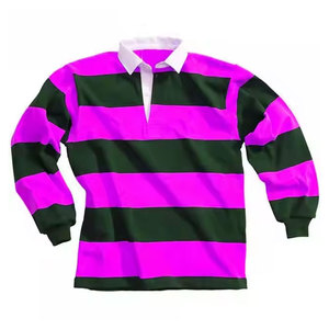 Logo personnalisé respirant décontracté à manches longues vêtements de sport maillot de rugby polos pour adultes uniformes d'équipe de rugby personnalisés - Product Image 5
