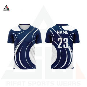 Camiseta de Fútbol Personalizable con Patrón Sólido, Técnica de Corte Automatizado OEM, Ropa Deportiva para Hombres, Mujeres y Adultos, Nombre del Equipo, Logotipo, 100% - Product Image 4